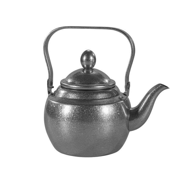 复古不锈钢茶壶带滤网餐厅用茶水壶烧水壶做旧工业风咖啡壶手冲壶,淘宝优惠券,粉丝福利购,淘宝优惠卷