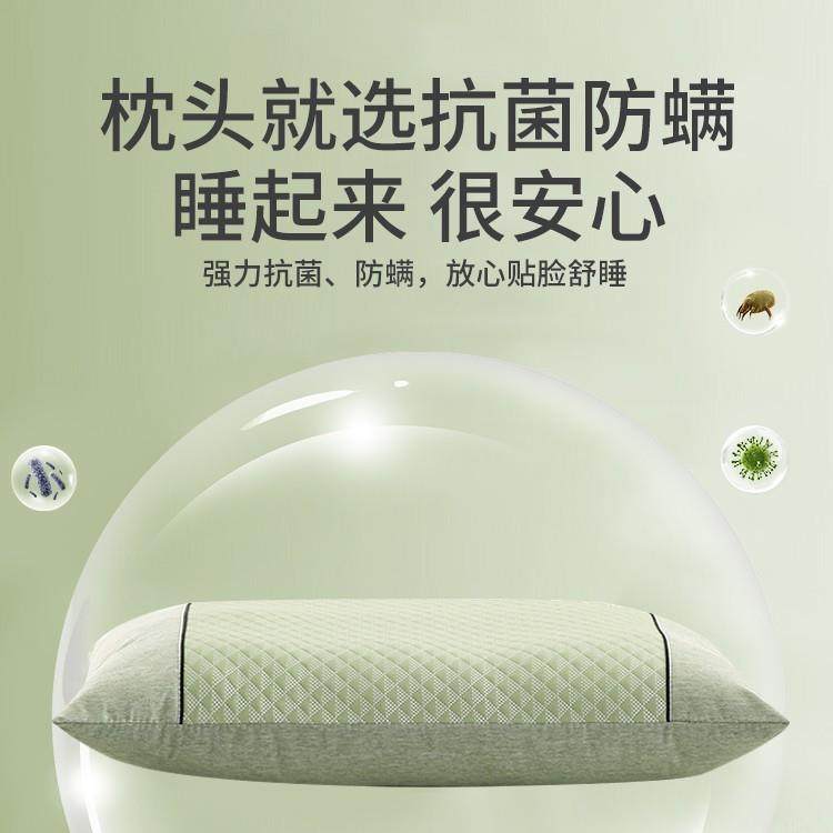 凉豆豆按摩枕头枕芯护颈椎助睡眠一对装家用不塌陷夏季单人男整头,淘宝优惠券,粉丝福利购,淘宝优惠卷