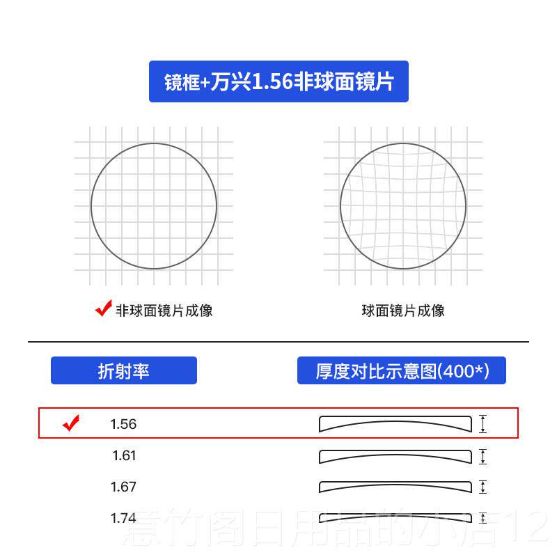 Genuine black frame glasses for women, anti-radiation, super anti-blue light, can be matched with near-sighted eye frames, Korean version, large frame without makeup