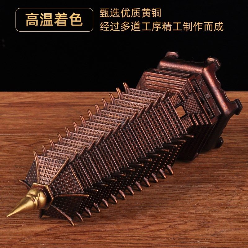铜文昌塔摆件13十三层文昌宝塔家居客厅酒柜书房学生桌面装饰品,淘宝优惠券,粉丝福利购,淘宝优惠卷