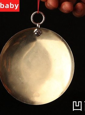 黄铜凹镜凸镜财铜镜家用招镜子门口装饰挂件用品随身配件结婚摆件