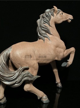 石湾公仔陶瓷马生肖创意家居客厅电视柜玄关摆件开业乔迁工艺礼品