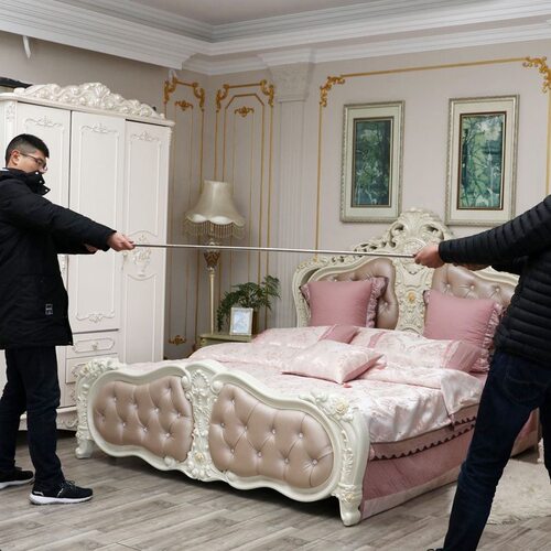 落地蚊帐支架家用1.5m不锈钢铝合金螺丝拼接口单买1.8蚊帐支架32m - 图2