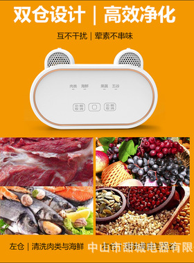 霏斯特果蔬清洗机 家用壁挂式清洗机 全自动肉类水果食材净化机