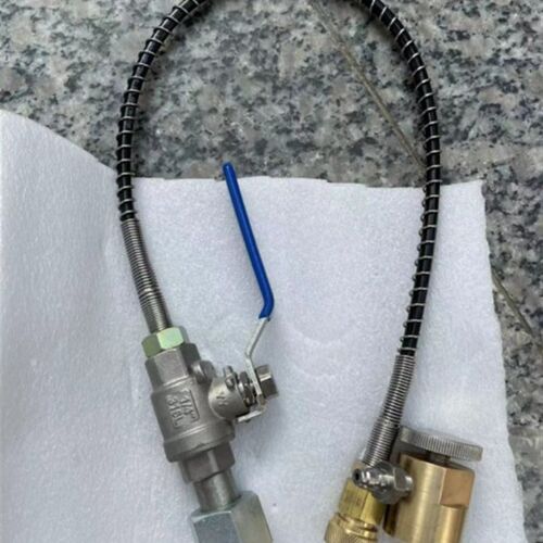 一哥接头G5/8 QF-2普通工业大钢瓶转1L小钢瓶充气管导气过桥 新品 - 图2