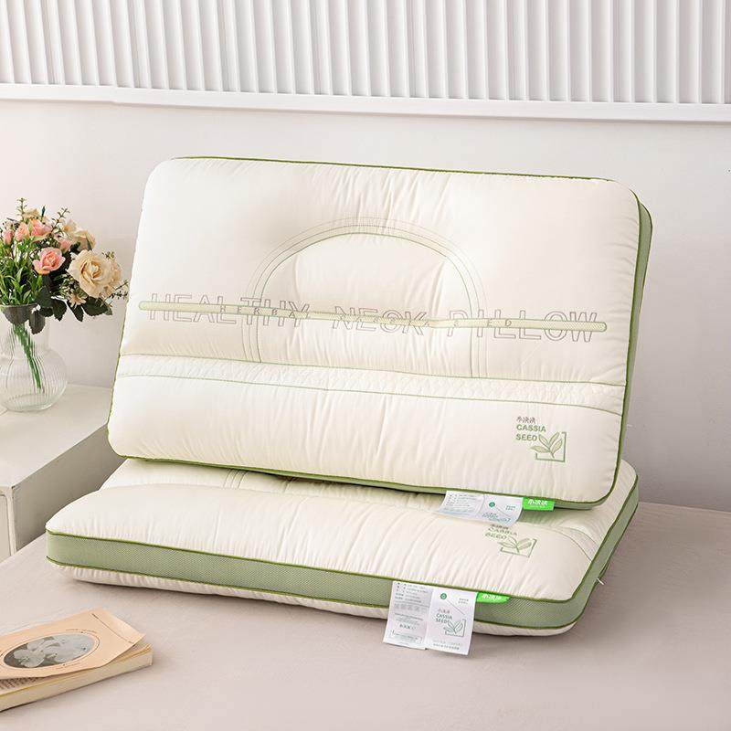 亲肤全棉决明子枕头枕芯护颈枕清香释压枕中高枕立体透气纯棉枕芯,淘宝优惠券,粉丝福利购,淘宝优惠卷