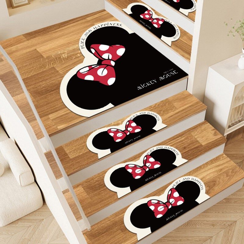 卡通异形楼梯垫踏步垫梯子地垫旋转台阶室内防滑垫子家用loft地毯,淘宝优惠券,粉丝福利购,淘宝优惠卷
