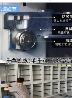 二二DG02吊屉柜抽配件色柜钳工台悬挂式轻型重型蓝色白绿色黑柜色