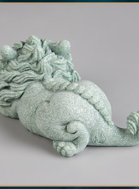 器物志貔貅办公桌面玄关摆件青砂石鱼缸装饰造景摆设精品茶宠可养