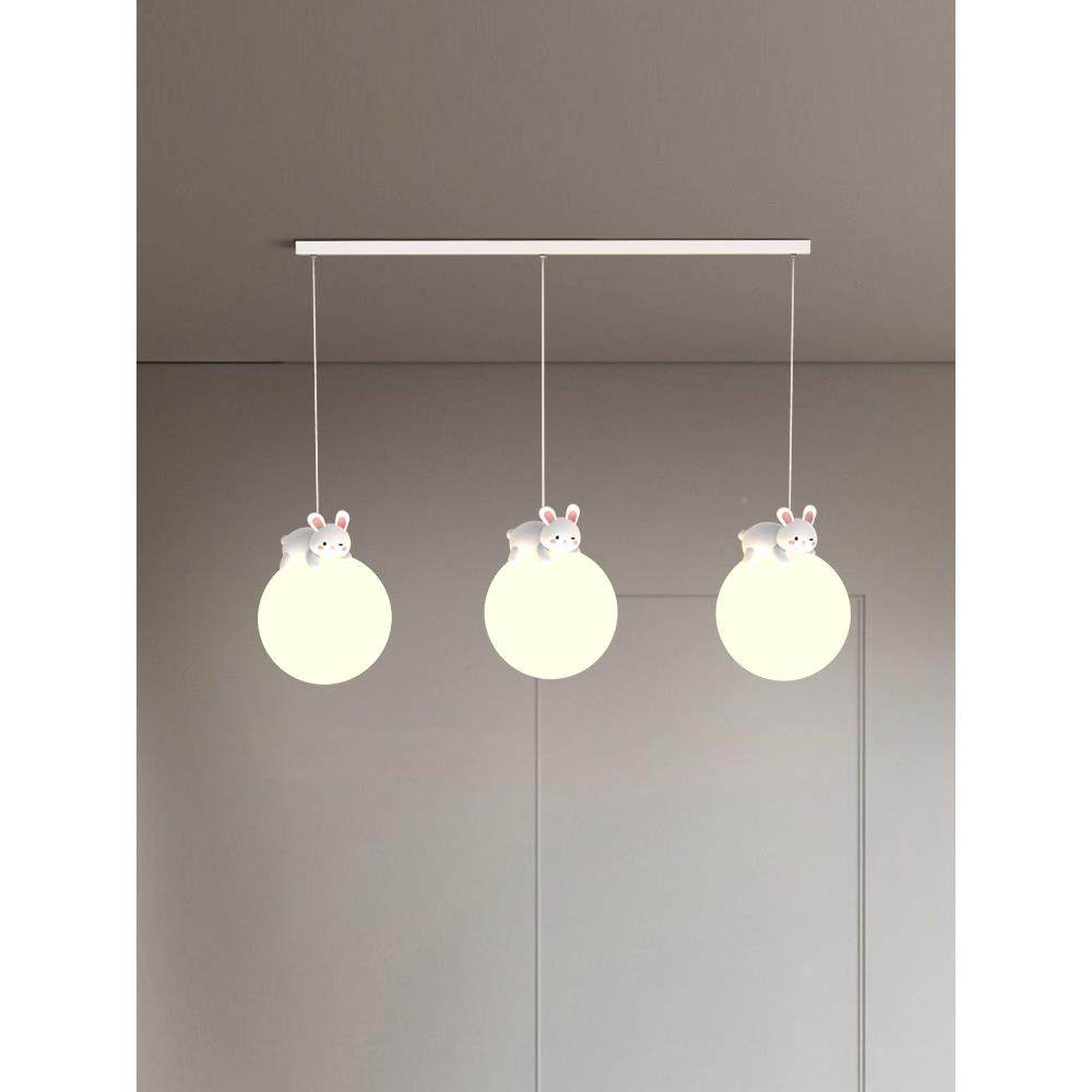 灯奶油风儿童房床头507吊灯男孩女款餐孩小吊网红可爱创意厅吊灯,淘宝优惠券,粉丝福利购,淘宝优惠卷