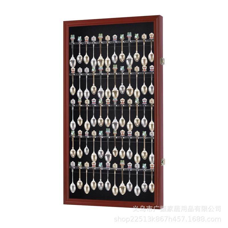 6勺纪子展示架储金属勺0子陈列收纳存框悬挂装饰艺术念SZZSK--M木,淘宝优惠券,粉丝福利购,淘宝优惠卷