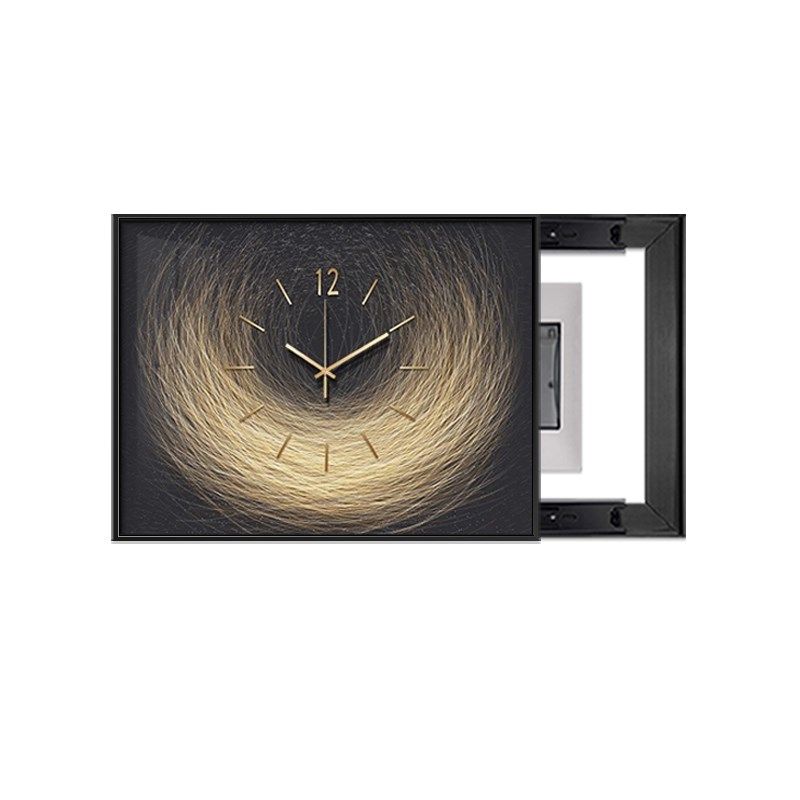 抽象电表箱装饰画带钟表免打孔总开关遮挡配电箱踪迹餐厅挂画,淘宝优惠券,粉丝福利购,淘宝优惠卷