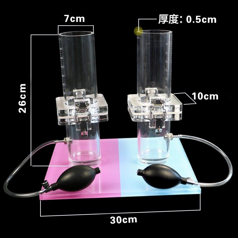 尿不湿不漏水透气对比演示架卫生巾防水测试仪器产品演示装置透明,淘宝优惠券,粉丝福利购,淘宝优惠卷