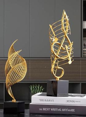 欧式音符乐器件LTI客厅艺电视柜酒柜静吧装装饰金属术饰家摆居工