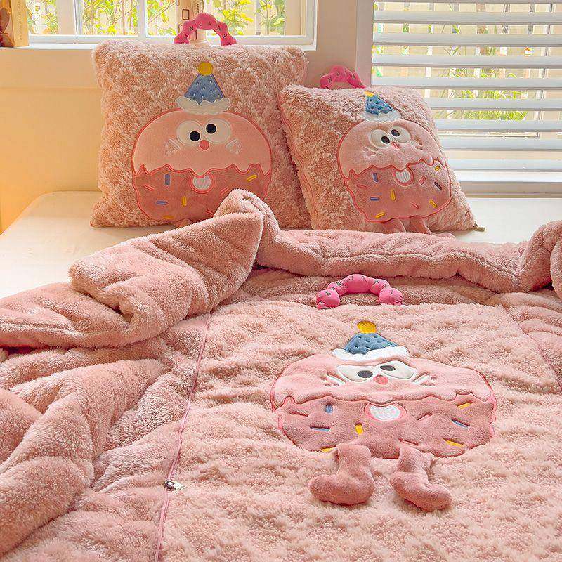 手提抱被欣航家纺曲奇加枕厚冬用两车载办公室午睡秋枕头折叠二合,淘宝优惠券,粉丝福利购,淘宝优惠卷