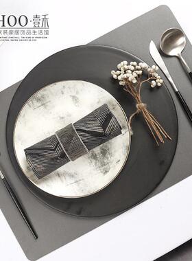 新式中软板房间餐具陶瓷餐盘样西式餐具套装创意装餐ZVR桌组合摆