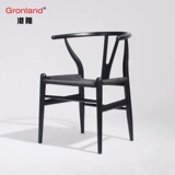 Бревенчатое кресло y Стул Ресторан ресторан с твердым деревом домашнее исследование костяное кресло простые китайские дизайнерские кресла