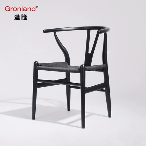 Бревенчатое кресло y Стул Ресторан ресторан с твердым деревом домашнее исследование костяное кресло простые китайские дизайнерские кресла