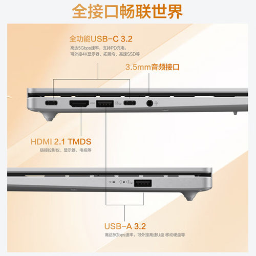 Asus/华硕 无畏 16/pro锐龙版R7 H260银色金属轻薄办公笔记本电脑 - 图3