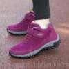 Authentic winter elderly cotton shoes men's thickened warm sports shoes velvet for middle-aged and elderly anti-slip soft soles for walking dads