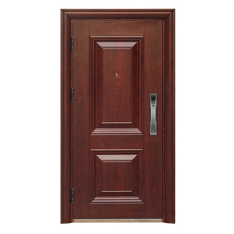 FUSIM富新甲级指纹锁家用防盗门棕色安全门入户门进户门古铜 - 图2