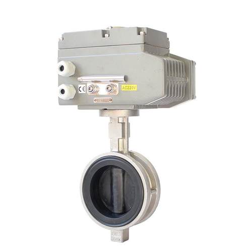 电动蝶阀不锈钢对夹蝶阀D91X软密封电动不锈钢电动乙丙包胶板蝶阀 - 图2