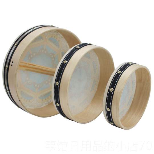 高档童儿手摇铃鼓乐业新疆舞蹈奥表演道具尔夫专打击乐器幼儿园老