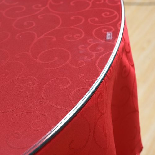 定制圆形钢化玻璃桌面餐桌大圆桌酒店透明玻璃定做园玻璃转盘台面 - 图3