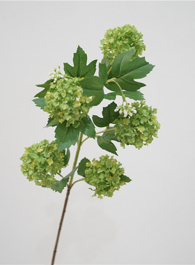 仿真花多头绣球小雪球室内样板间装饰花束家居摆设高品质软装插花