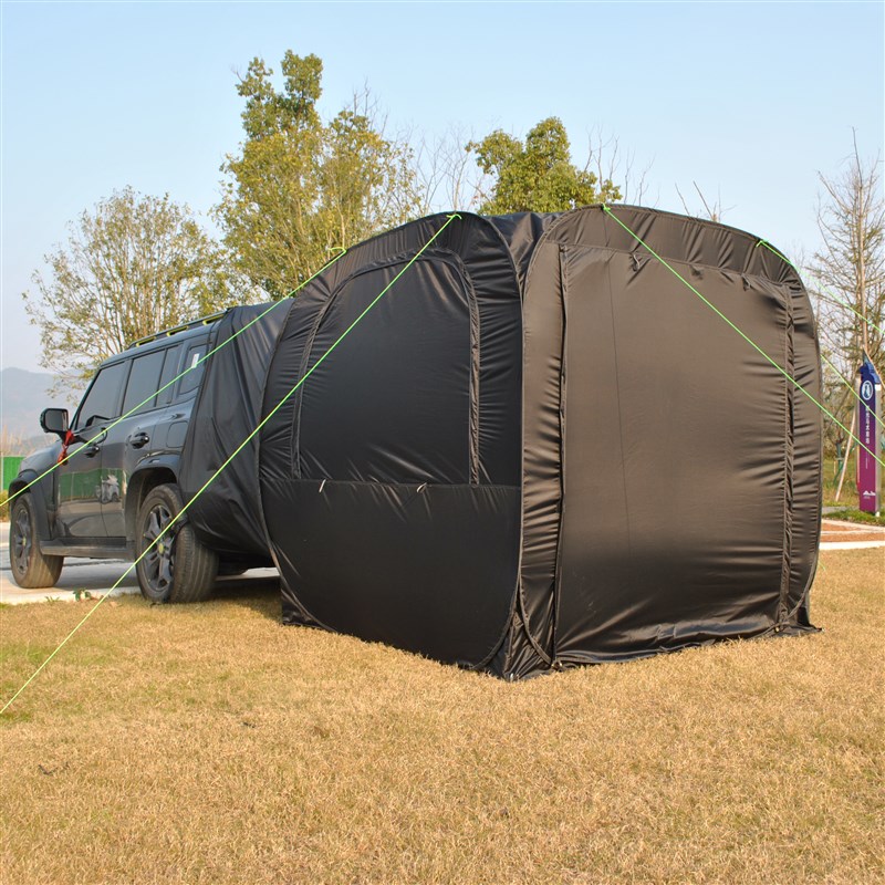 免搭建车尾帐篷,自动车尾弹开帐篷,秒开车尾空调帐篷速开车厢帐篷 - 图3