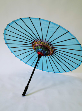 春早正棕油纸伞防雨黑色工艺伞舞蹈伞道具伞婚庆伞古风伞有子伞
