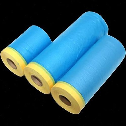 汽车喷漆遮蔽膜蓝色不掉漆美纹纸保护膜宽度055米11米15米 - 图3