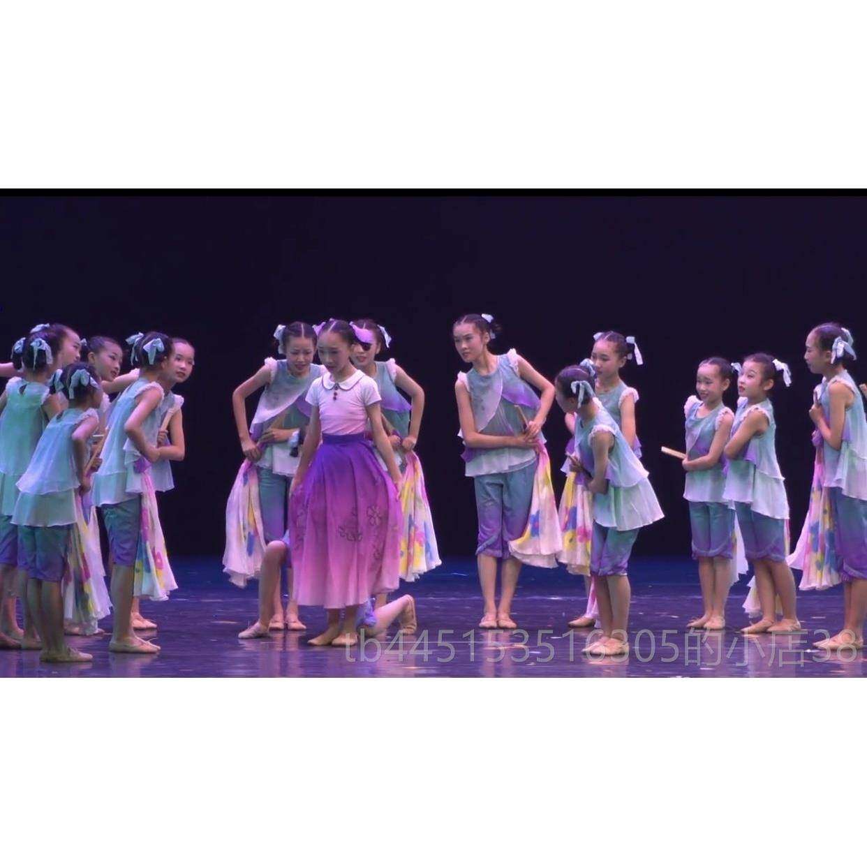 正品第十届小荷风采妈妈的花裙出服演儿童舞蹈服摆表一演服装扇子,淘宝优惠券,粉丝福利购,淘宝优惠卷