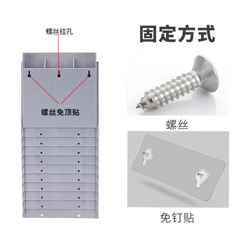 Double row warehouse attendance card rack warehouse material card slot material card rack attendance control card rack inventory card card board