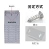 Double row warehouse attendance card rack warehouse material card slot material card rack attendance control card rack inventory card card board