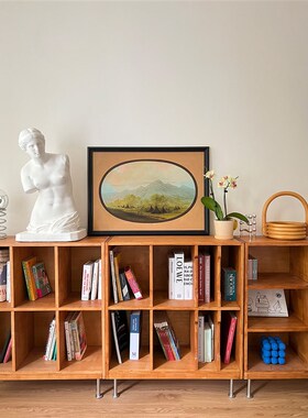 印第安村落中古风挂画风景高级感老钱风艺术卧室餐厅设计师装饰画