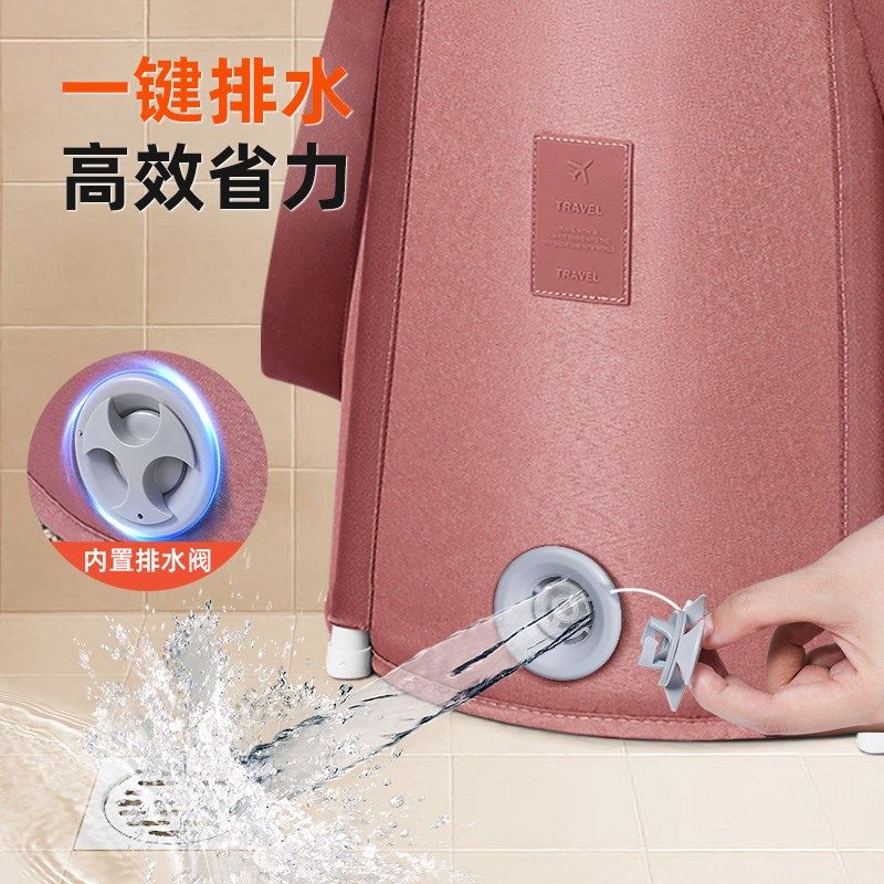 便携式泡脚桶家用泡脚袋加高深桶过膝过小腿宿舍可折叠保温泡脚盆,淘宝优惠券,粉丝福利购,淘宝优惠卷