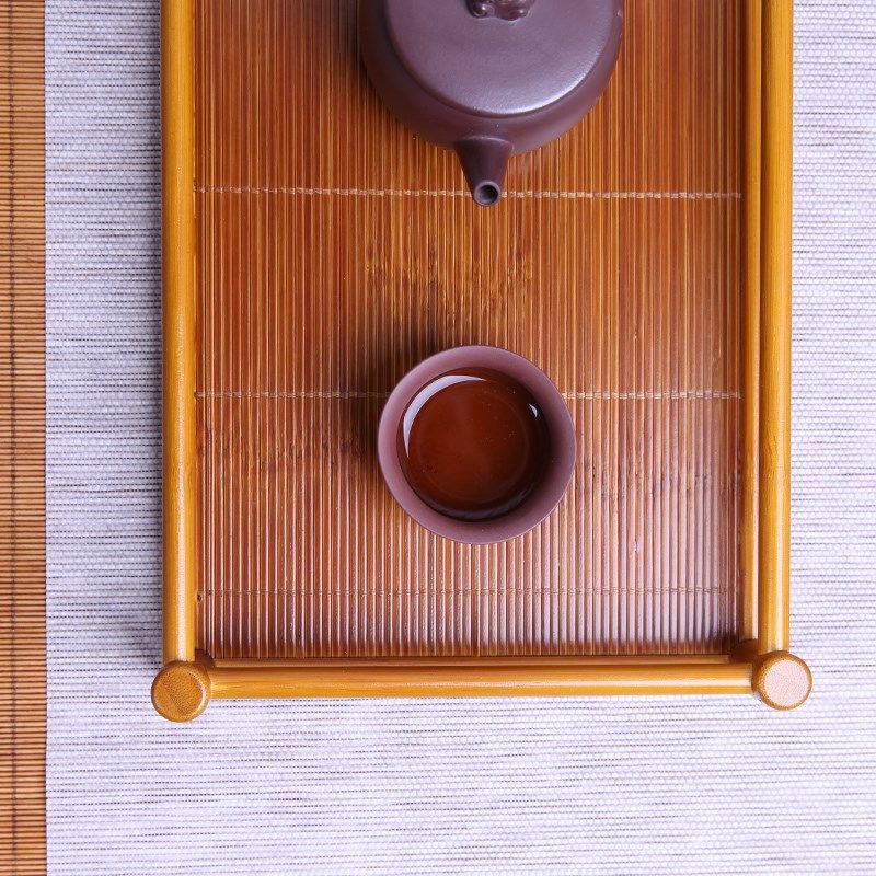 楠竹茶盘茶杯架沥水架茶壶收纳架茶棚茶托盘茶台桌面展示架博古架,淘宝优惠券,粉丝福利购,淘宝优惠卷