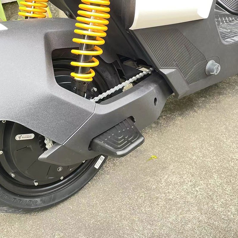 适配九/号电动车MMAX2 110P后脚踏脚踏板加装加厚铝合金改装配件 - 图0