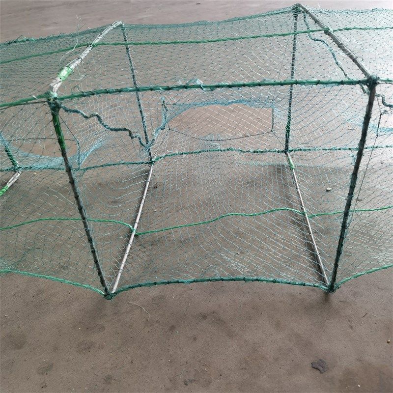 36节4股12m聚乙烯高密度编织虾笼 小龙虾养殖网箱 加粗鱼笼有结网,淘宝优惠券,粉丝福利购,淘宝优惠卷