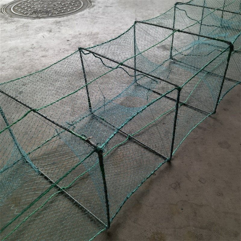 36节4股12m聚乙烯高密度编织虾笼 小龙虾养殖网箱 加粗鱼笼有结网,淘宝优惠券,粉丝福利购,淘宝优惠卷
