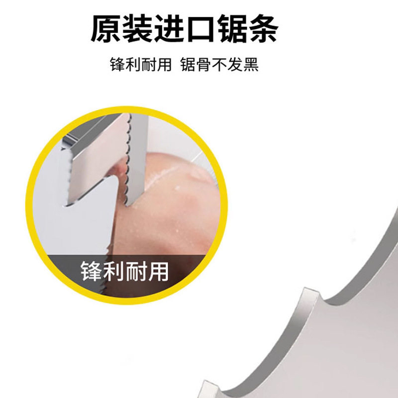 大型不锈钢切割牛羊猪骨排骨猪蹄冻肉 锯骨机 商用电动台式切骨机,淘宝优惠券,粉丝福利购,淘宝优惠卷