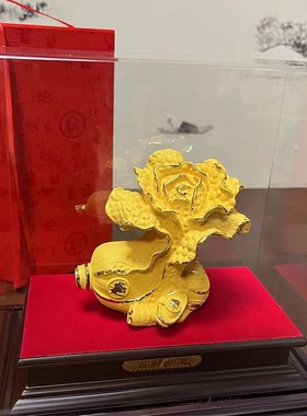 百财如意白菜摆件绒沙金招财保险车行银活动送礼开业礼品创意礼品