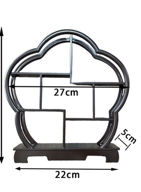 梅花台中式架托盘婚礼订婚宴糕点盘摆件喜饼结婚摆台布置客厅落地