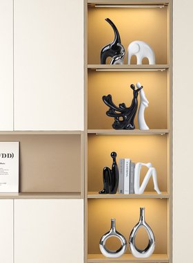 一家三口大象摆饰陶瓷客厅电视柜酒柜玄关装饰品书房柜子家居饰品