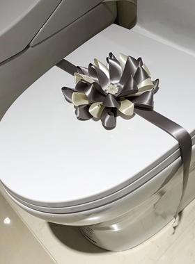 正品样板房坐便器装软饰花酒店坐器盖卫浴马桶装花便展装饰品花摆