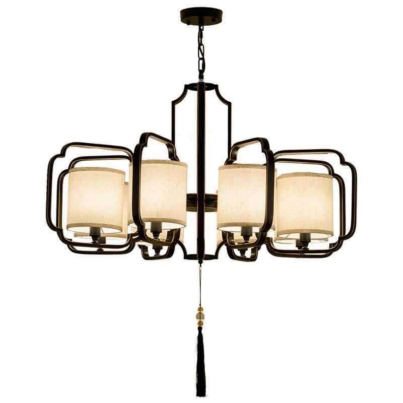 新中式铁艺吊灯中国风酒店客房卧室客厅卧室书房餐厅中式吊灯灯具,淘宝优惠券,粉丝福利购,淘宝优惠卷