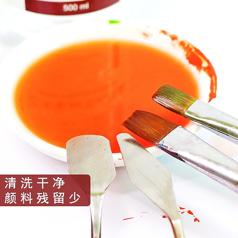 温莎牛顿艺术家清洗液油画颜料无味稀释剂0ml媒介剂画笔洗笔液 - 图3