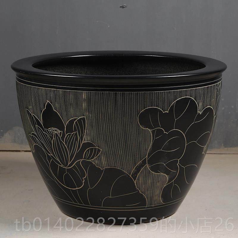 正品庭院店大缸景德镇青瓷金水缸鱼缸荷花碗莲睡莲盆花乌龟缸酒甲,淘宝优惠券,粉丝福利购,淘宝优惠卷