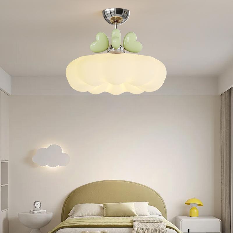 2025新款创意爱心法式奶油风主儿童房吊灯卧室吸顶灯主卧护眼灯具 - 图2